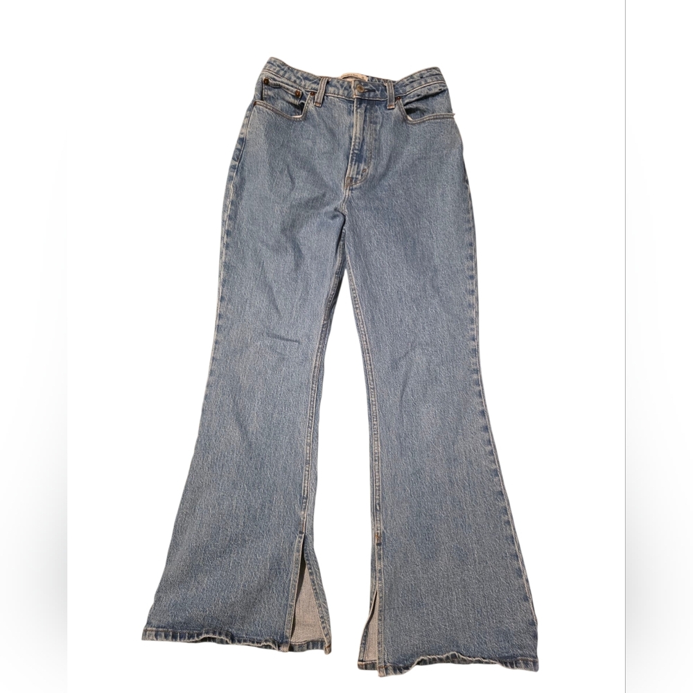 Abercrombie & Fitch The Vintage Flare High Rise Curve Love Denim Jeans Size 26